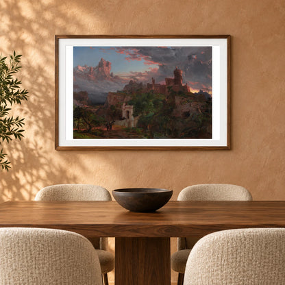 The Spirit Of War 1978.12.1 — Famous Paintings shown in a styled interior