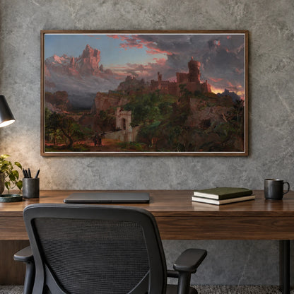 The Spirit Of War 1978.12.1 — Famous Paintings shown in a styled interior