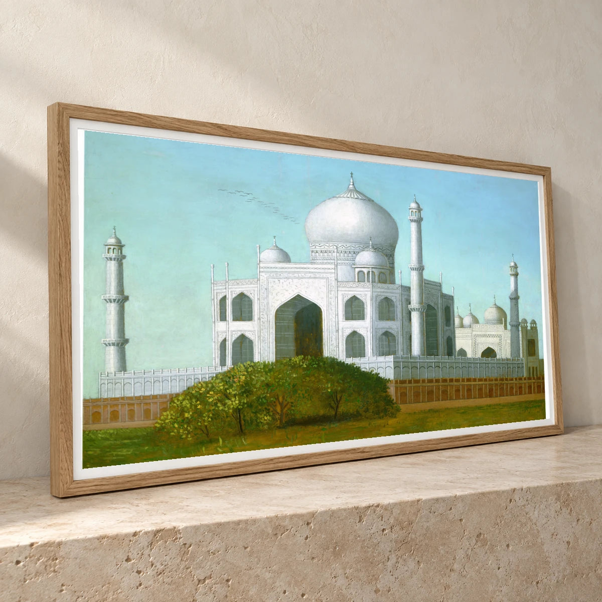 The Taj Mahal 1978.80.3 — Famous Paintings famous paintings print by SaamCrafts