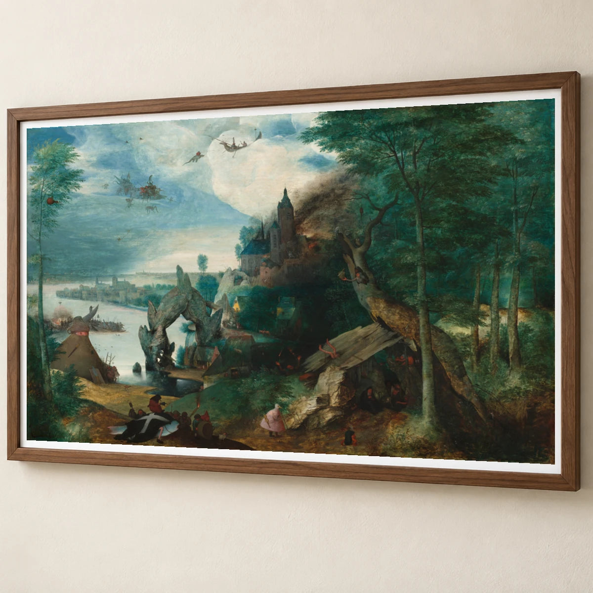 The Temptation Of Saint Anthony 1952.2.19 — Famous Paintings famous paintings print by SaamCrafts