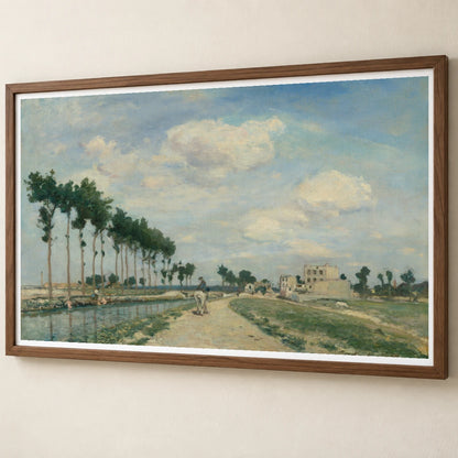 The Towpath 2006.128.22 — Famous Paintings famous paintings print by SaamCrafts
