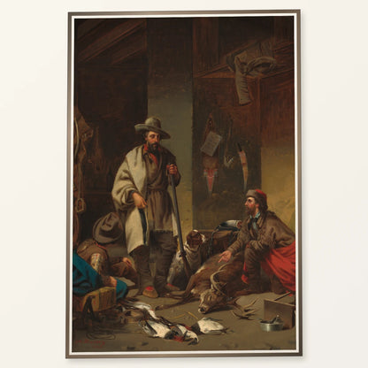 The Trapper S Cabin 2014.79.44 — Famous Paintings famous paintings print by SaamCrafts