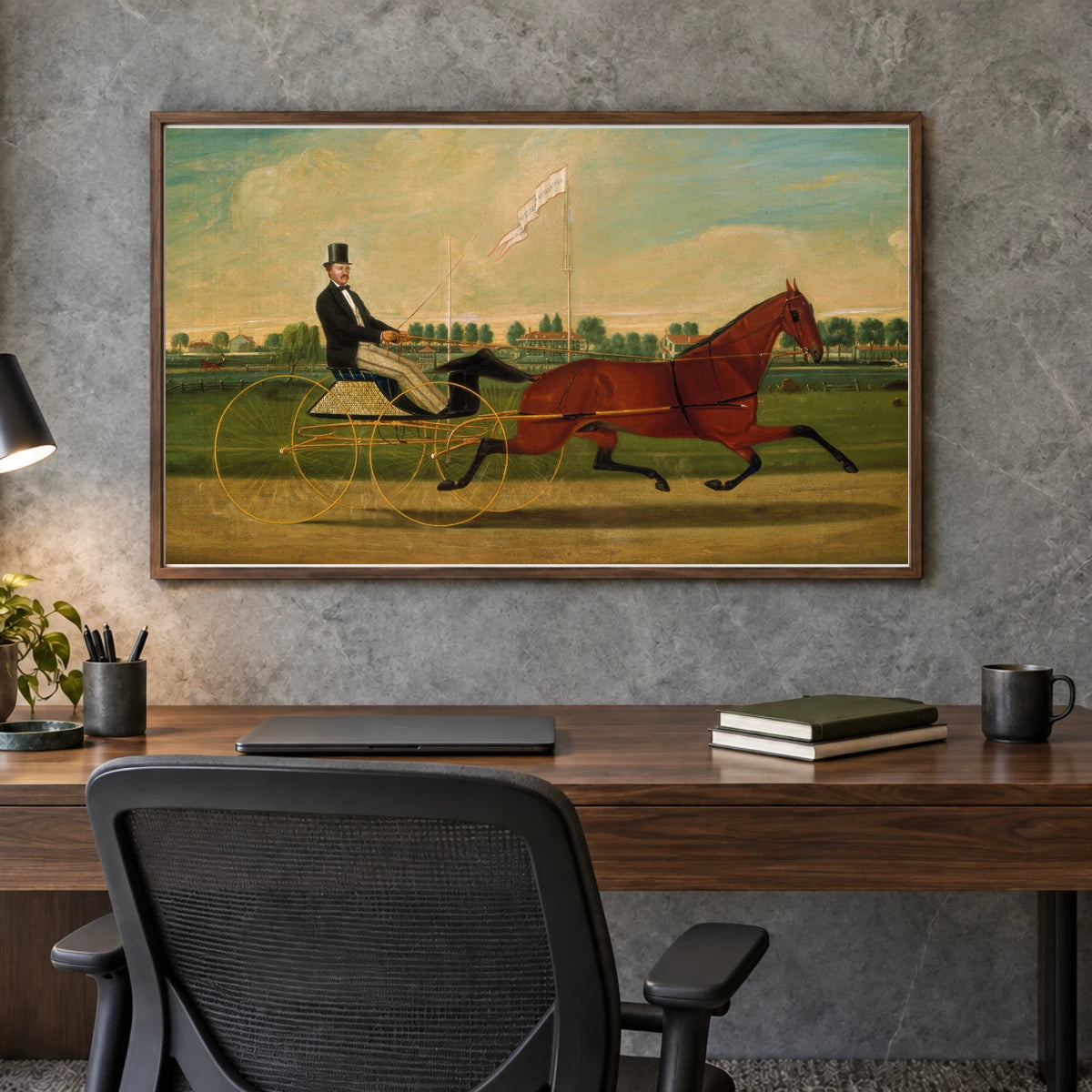 The Trotter 1953.5.95 — Famous Paintings shown in a styled interior