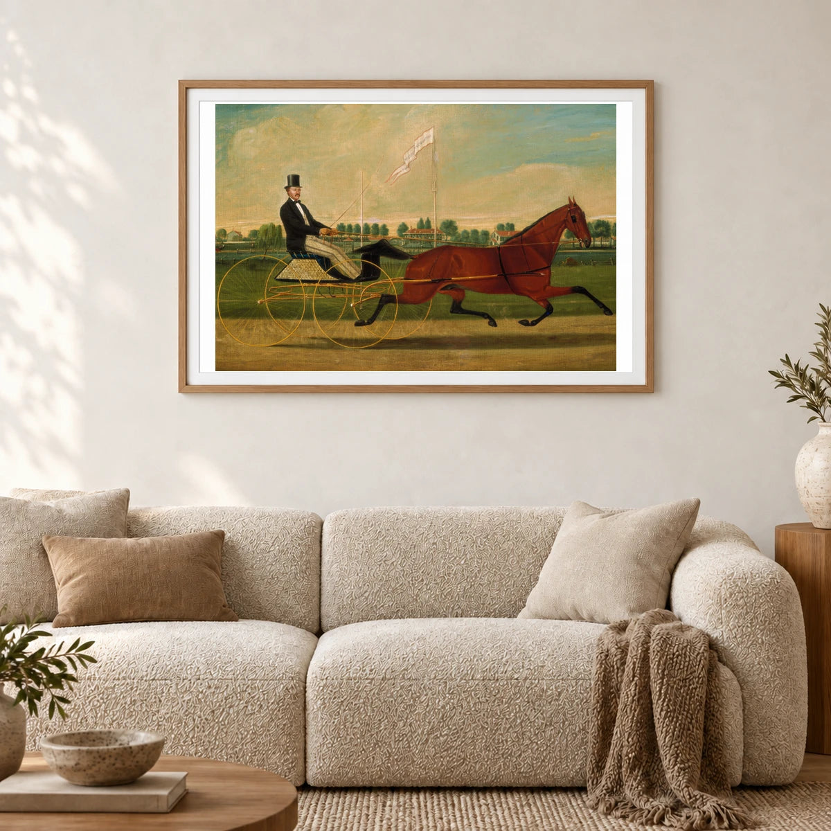 The Trotter 1953.5.95 — Famous Paintings shown in a styled interior
