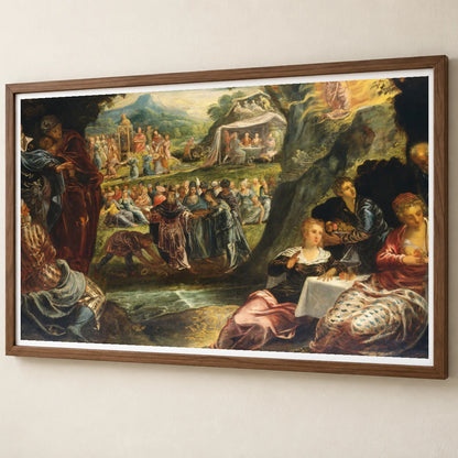 The Worship Of The Golden Calf 1939.1.180 — Famous Paintings famous paintings print by SaamCrafts