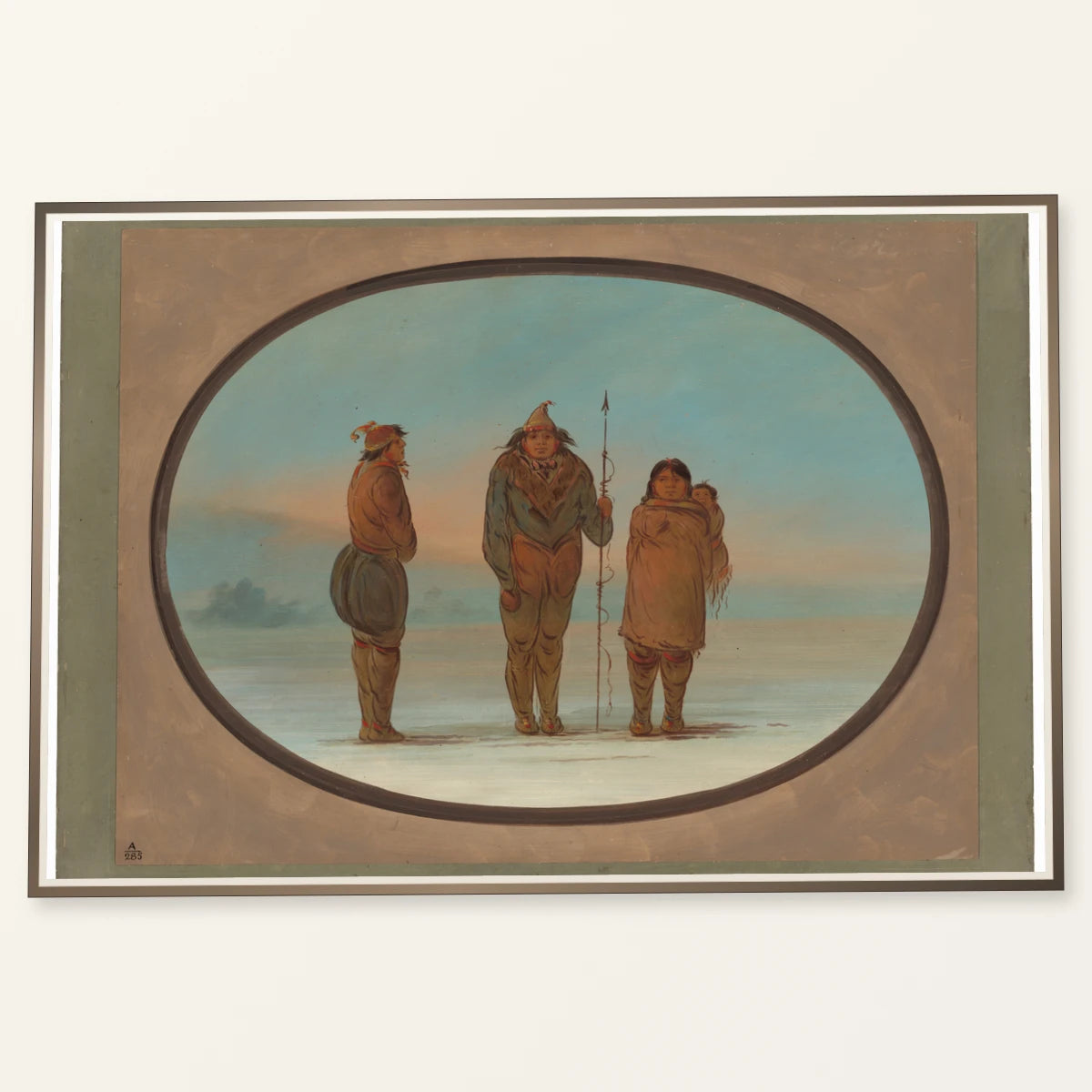 Three Esquimaux 1965.16.168 — Famous Paintings famous paintings print by SaamCrafts