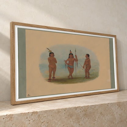 Three Young Tobos Men 1965.16.253 — Famous Paintings famous paintings print by SaamCrafts