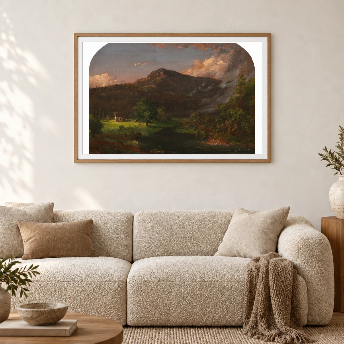 Tourn Mountain, Head Quarters Of Washington, Rockland Co., New York 2015.19.109 — Famous Paintings shown in a styled interior
