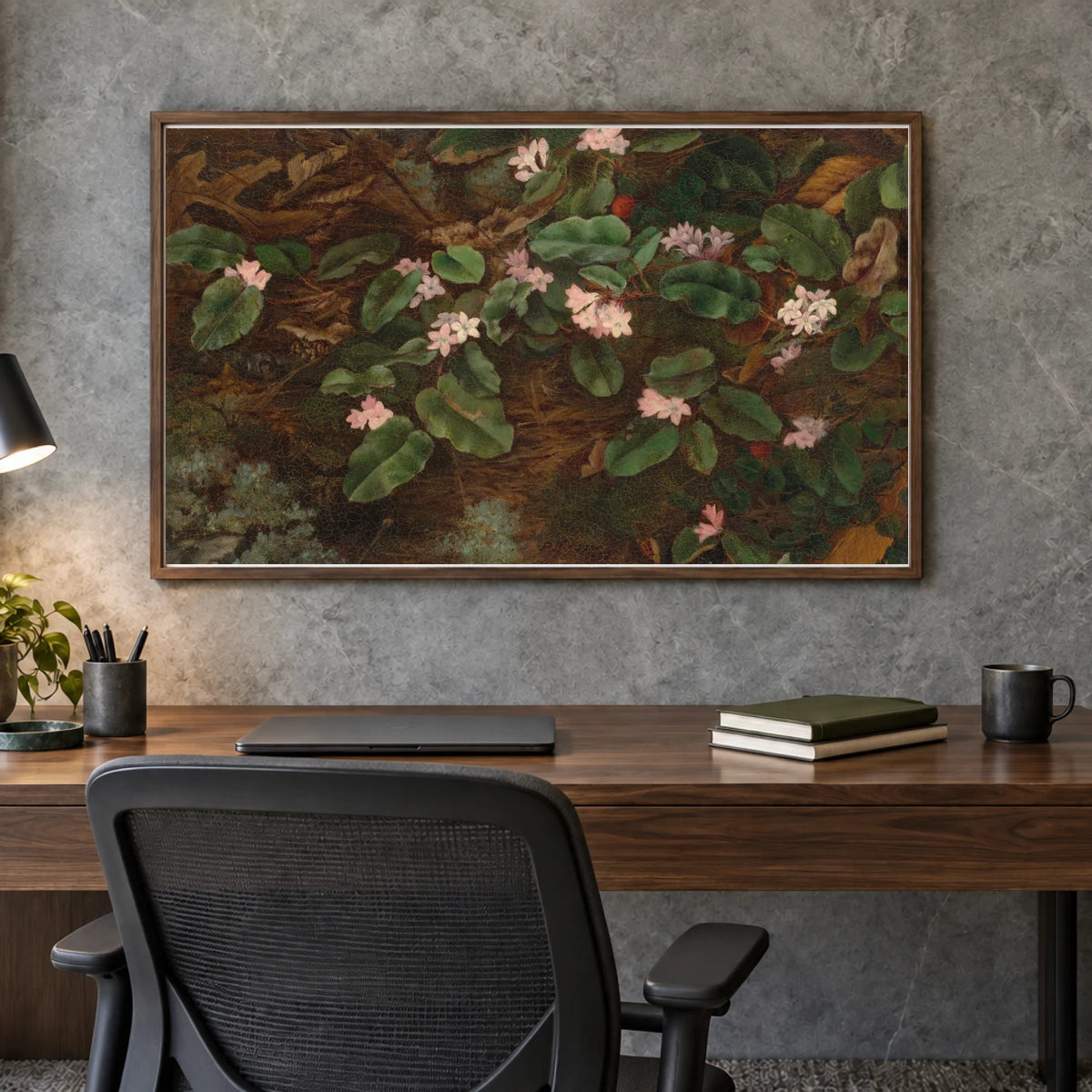 Trailing Arbutus 2018.44.125 — Famous Paintings shown in a styled interior