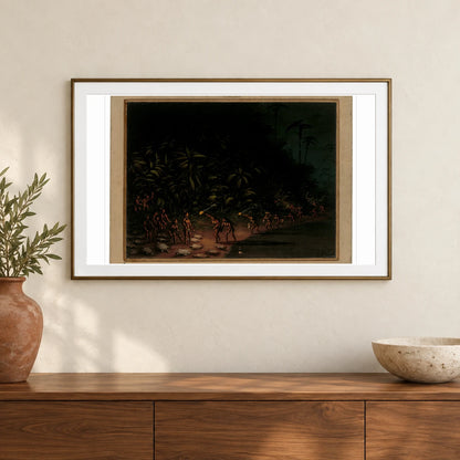 Turtle Hunt 1965.16.259 — Famous Paintings shown in a styled interior