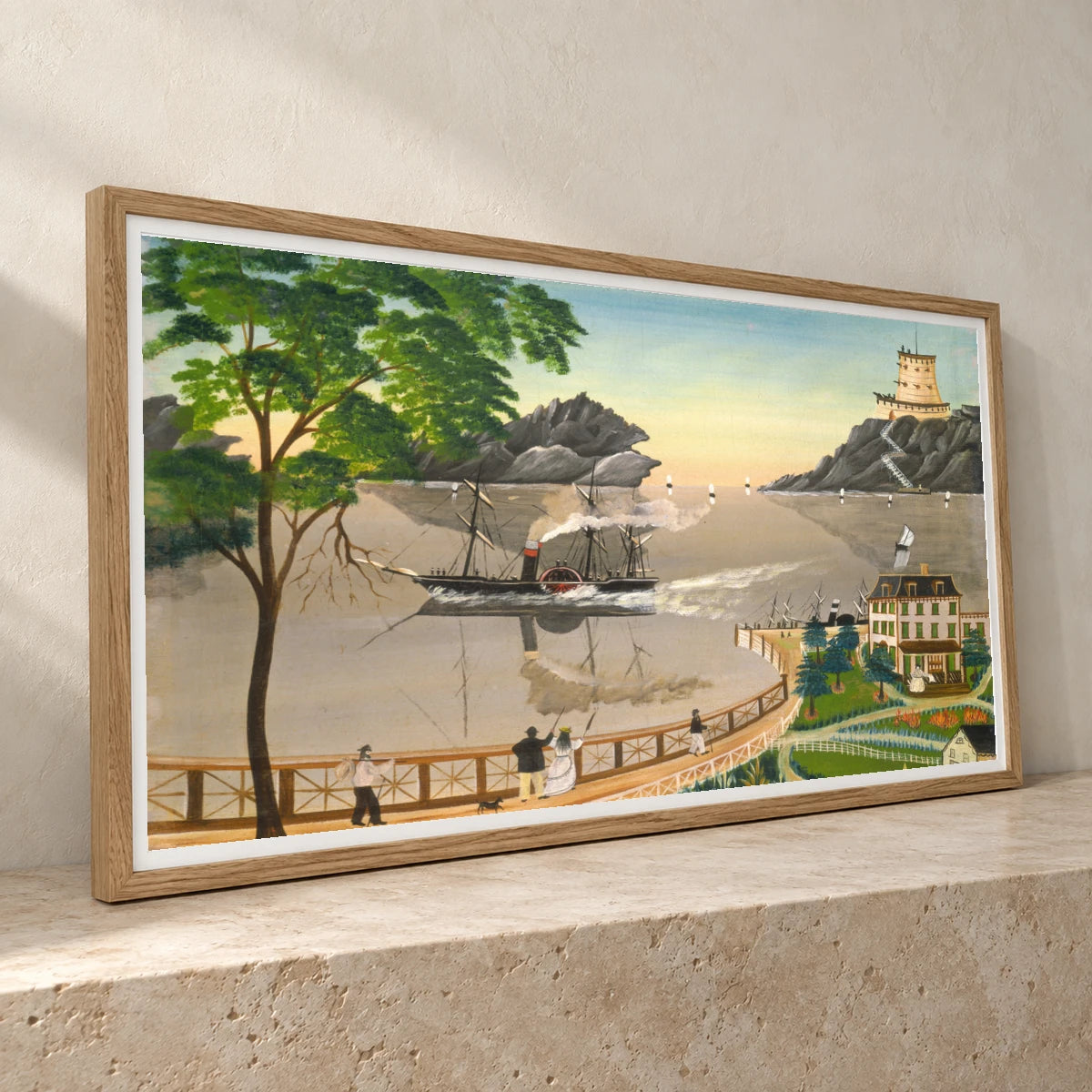 U.s. Mail Boat 1958.9.2 — Famous Paintings famous paintings print by SaamCrafts