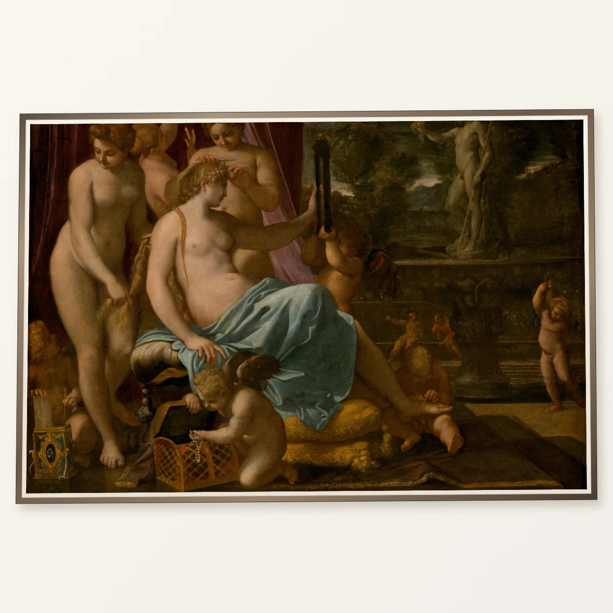 Venus Adorned By The Graces 1961.9.9 — Famous Paintings famous paintings print by SaamCrafts