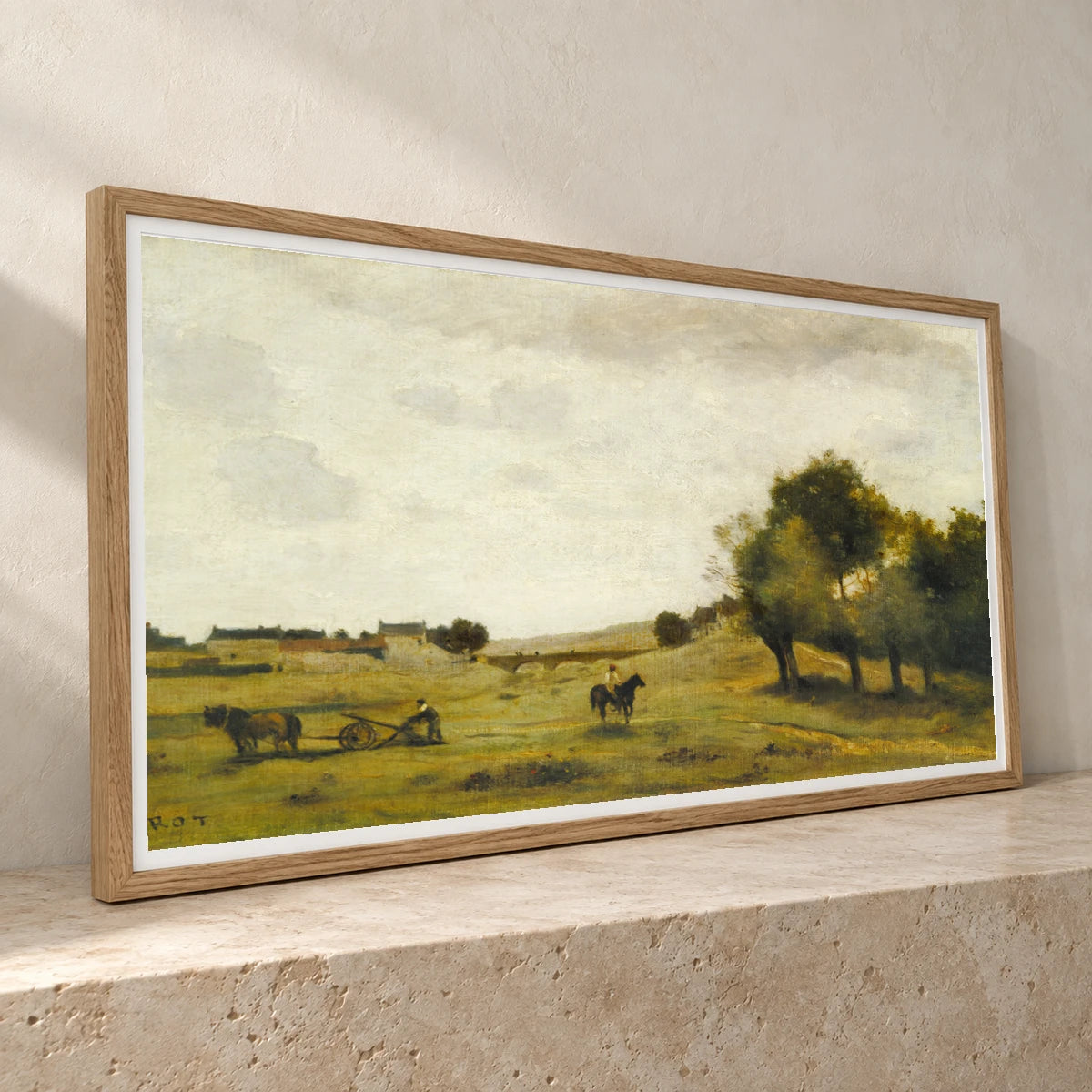 View Near Epernon 1942.9.13 — Famous Paintings famous paintings print by SaamCrafts