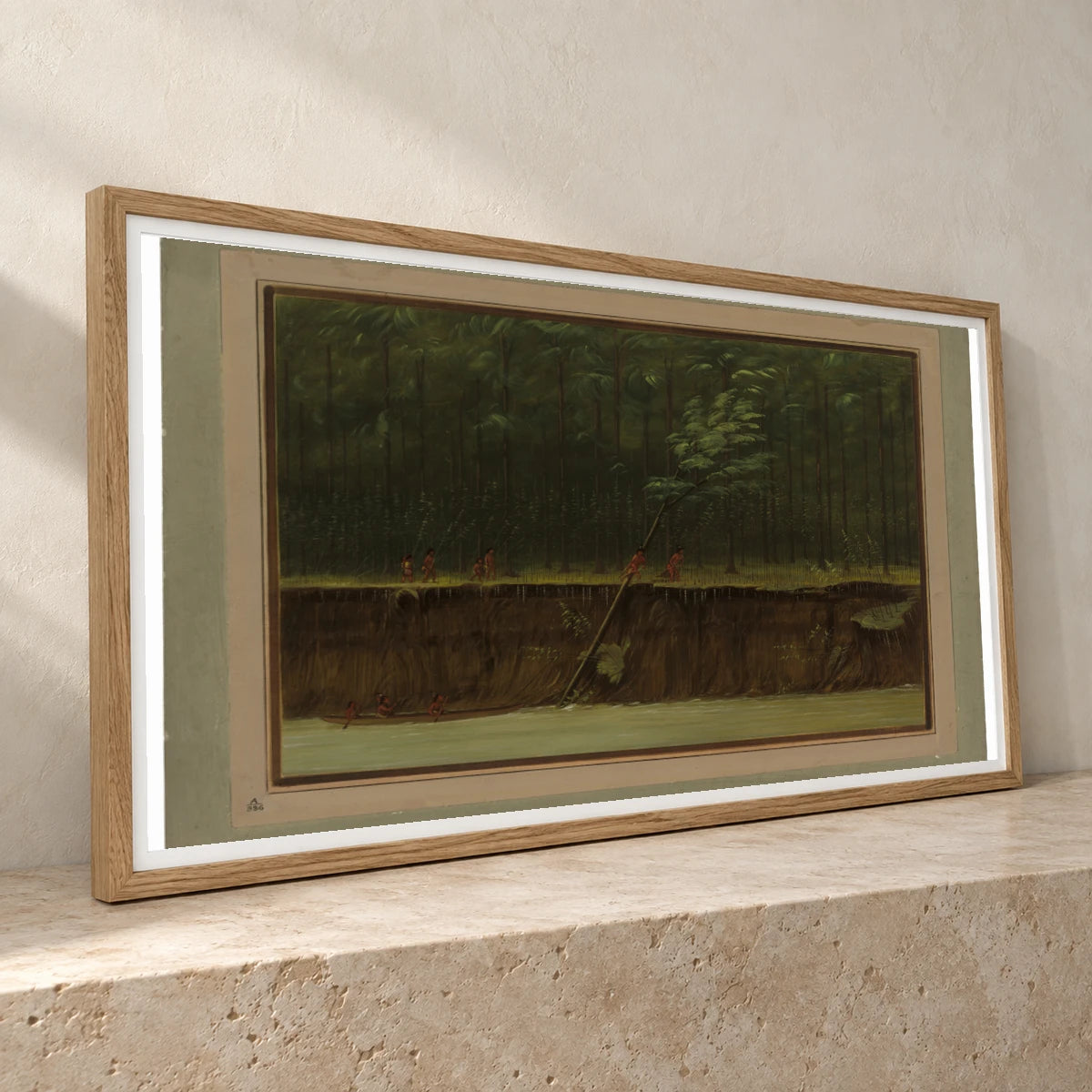 View Of The Lower Mississippi 1965.16.209 — Famous Paintings famous paintings print by SaamCrafts
