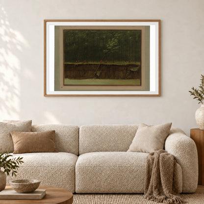 View Of The Lower Mississippi 1965.16.209 — Famous Paintings shown in a styled interior