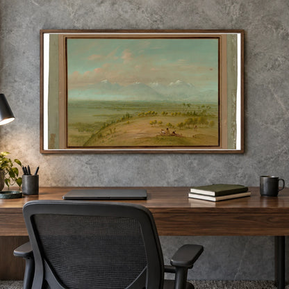 View Of The Pampa Del Sacramento 1965.16.262 — Famous Paintings shown in a styled interior