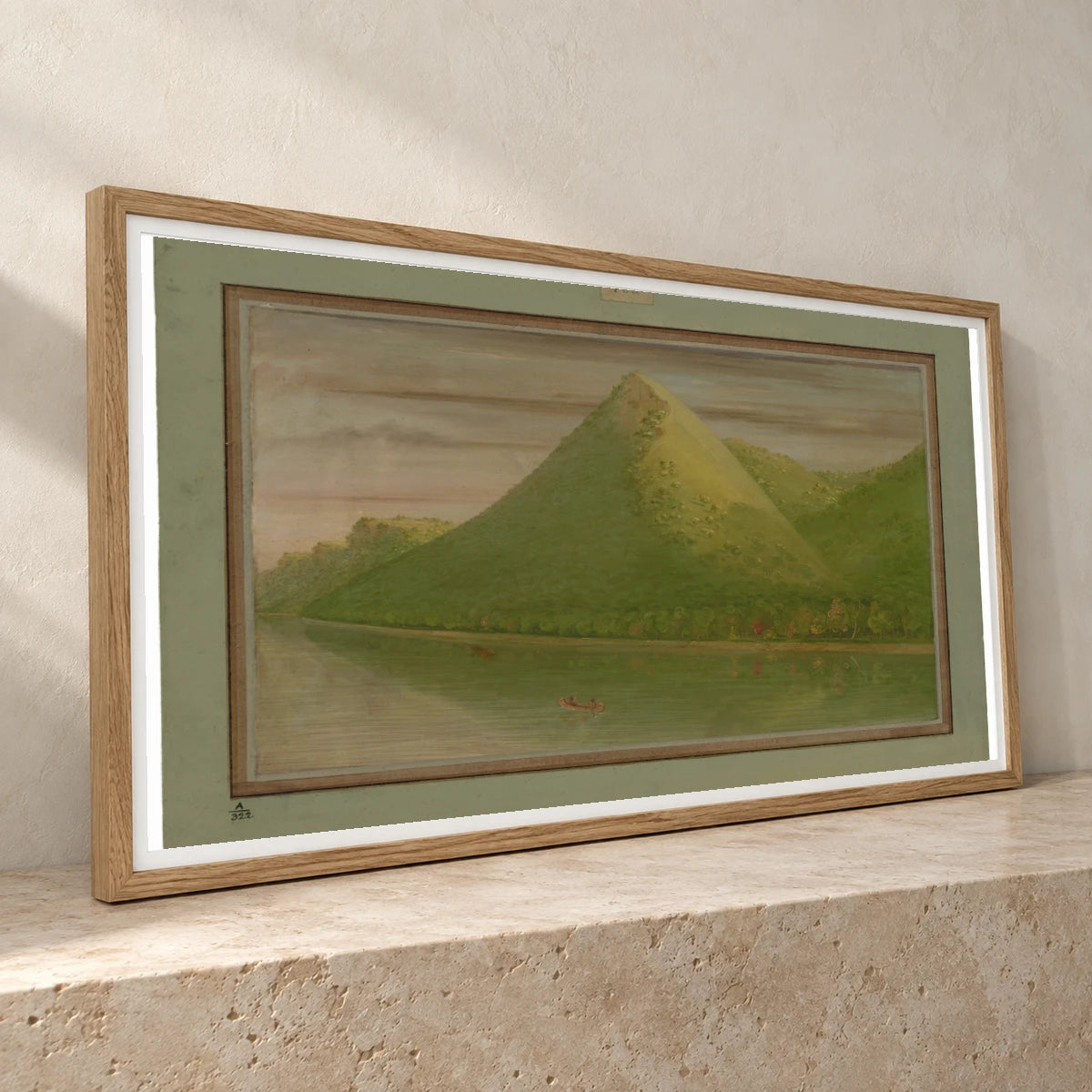 View Of Pike S Tent 1965.16.195 — Famous Paintings famous paintings print by SaamCrafts
