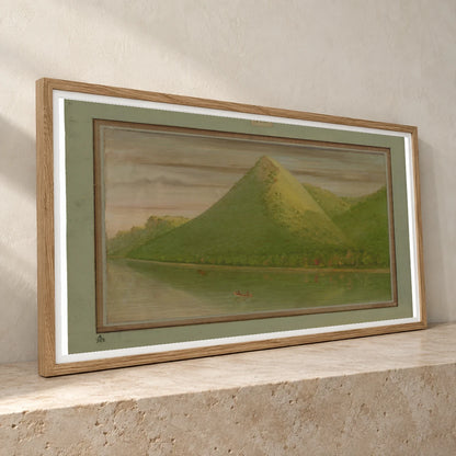 View Of Pike S Tent 1965.16.195 — Famous Paintings famous paintings print by SaamCrafts