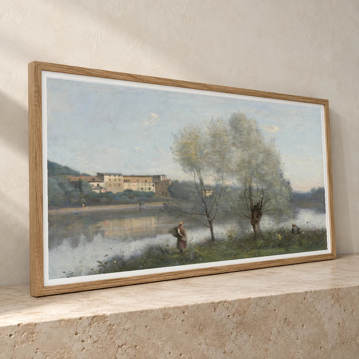 Ville D Avray 1955.9.1 — Famous Paintings famous paintings print by SaamCrafts