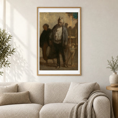 Wandering Saltimbanques 1963.10.14 — Famous Paintings shown in a styled interior