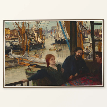 Wapping 1982.76.8 — Famous Paintings famous paintings print by SaamCrafts
