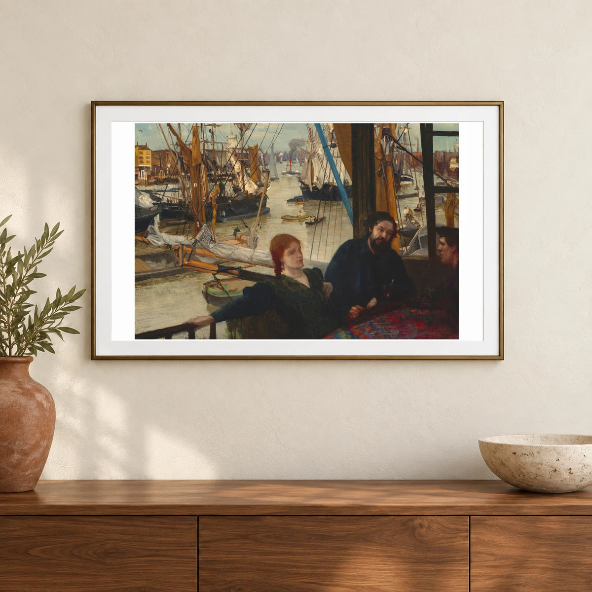 Wapping 1982.76.8 — Famous Paintings shown in a styled interior
