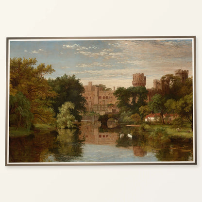 Warwick Castle, England 1991.142.1 — Famous Paintings famous paintings print by SaamCrafts