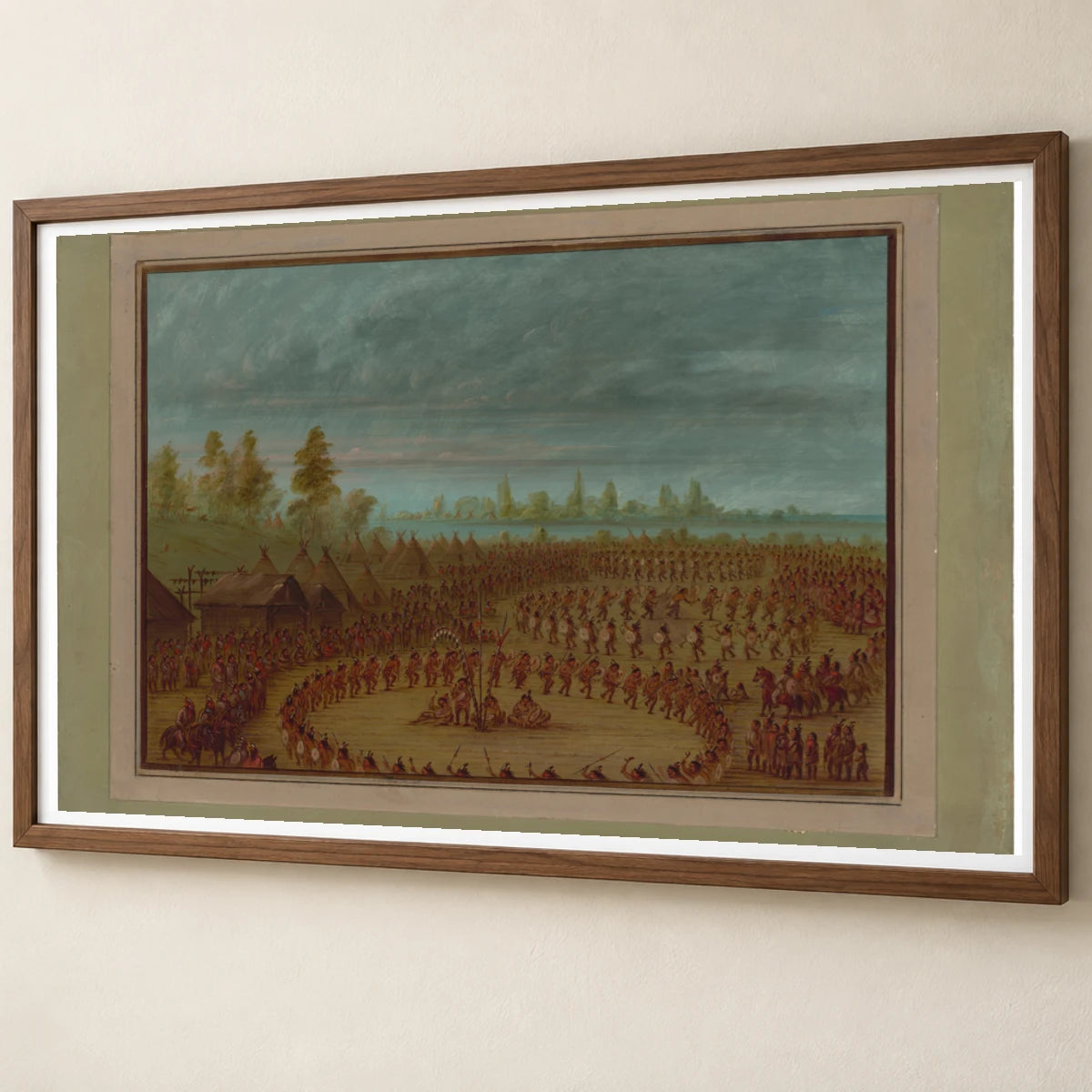 War Dance Of The Apachees 1965.16.315 — Famous Paintings famous paintings print by SaamCrafts
