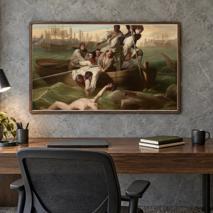 Watson And The Shark 1963.6.1 — Famous Paintings shown in a styled interior