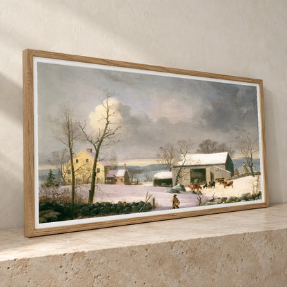 Winter In The Country 1994.59.1 — Famous Paintings famous paintings print by SaamCrafts