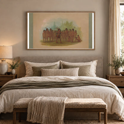 Zurumati Indians 1965.16.227 — Famous Paintings shown in a styled interior