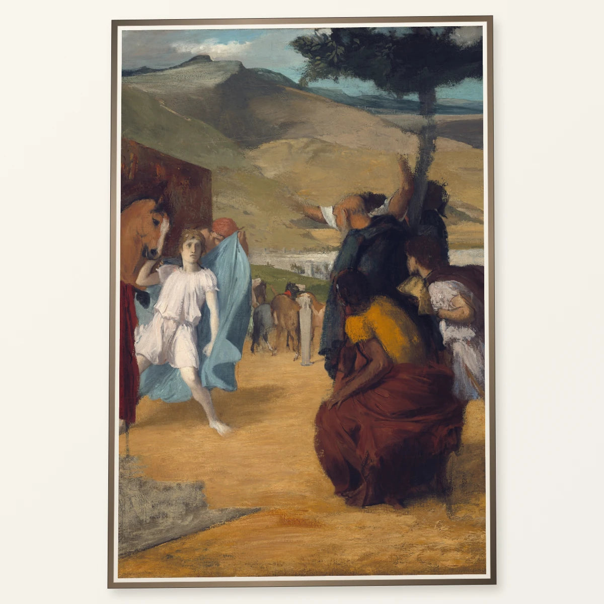 Alexander And Bucephalus (1861 1862) — Edgar Degas edgar degas print by SaamCrafts