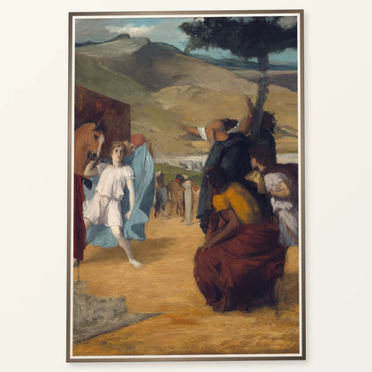 Alexander And Bucephalus (1861 1862) — Edgar Degas edgar degas print by SaamCrafts