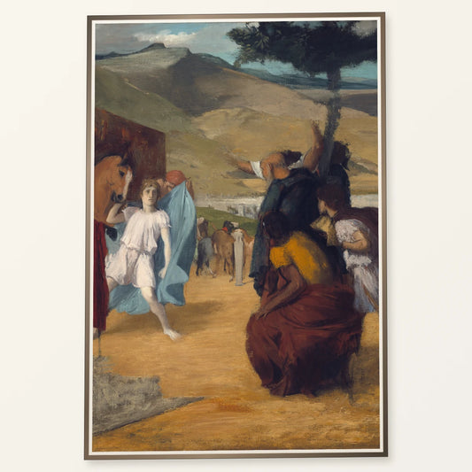 Alexander And Bucephalus (1861 1862) — Edgar Degas edgar degas print by SaamCrafts