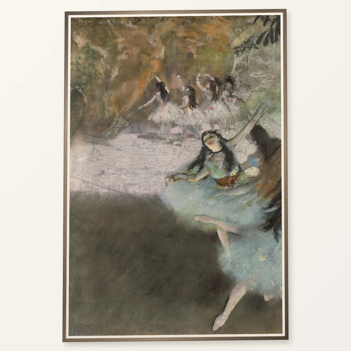 On The Stage (1876–1877) — Edgar Degas edgar degas print by SaamCrafts