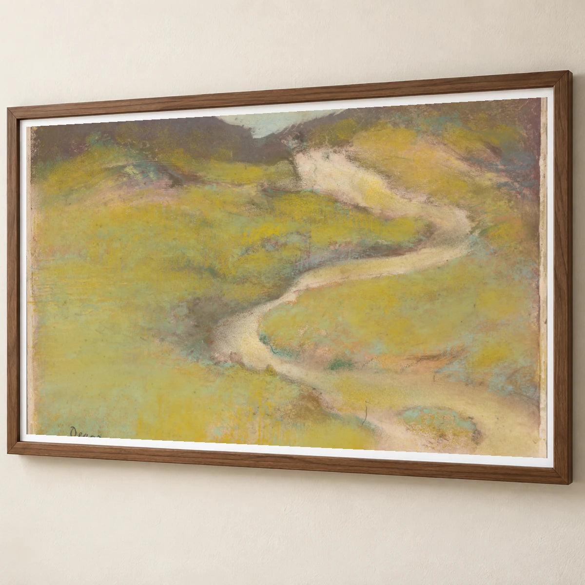 Pathway In A Field — Edgar Degas edgar degas print by SaamCrafts