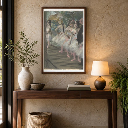 The Ballet (c. 1880) — Edgar Degas shown in a styled interior