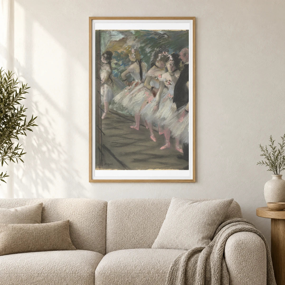 The Ballet (c. 1880) — Edgar Degas shown in a styled interior