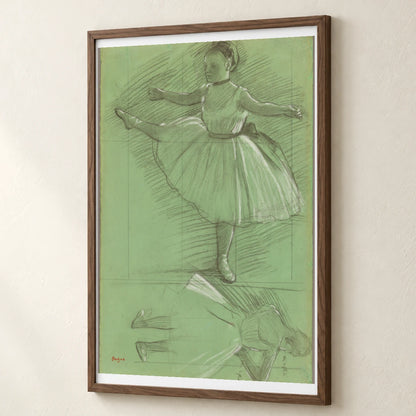 Two Studies Of Dancers — Edgar Degas edgar degas print by SaamCrafts
