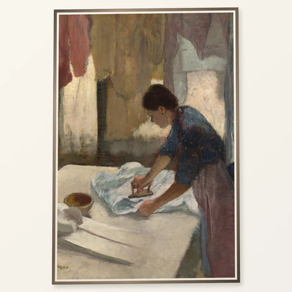 Woman Ironing (c. 1876 1887) — Edgar Degas edgar degas print by SaamCrafts