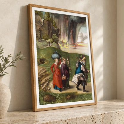 Lot And His Daughters (c. 1496 1499) — Modern & Contemporary modern & contemporary art print by SaamCrafts