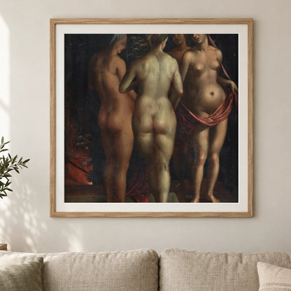 Venus And The Three Graces (1496 – 1596) — Modern & Contemporary shown in a styled interior