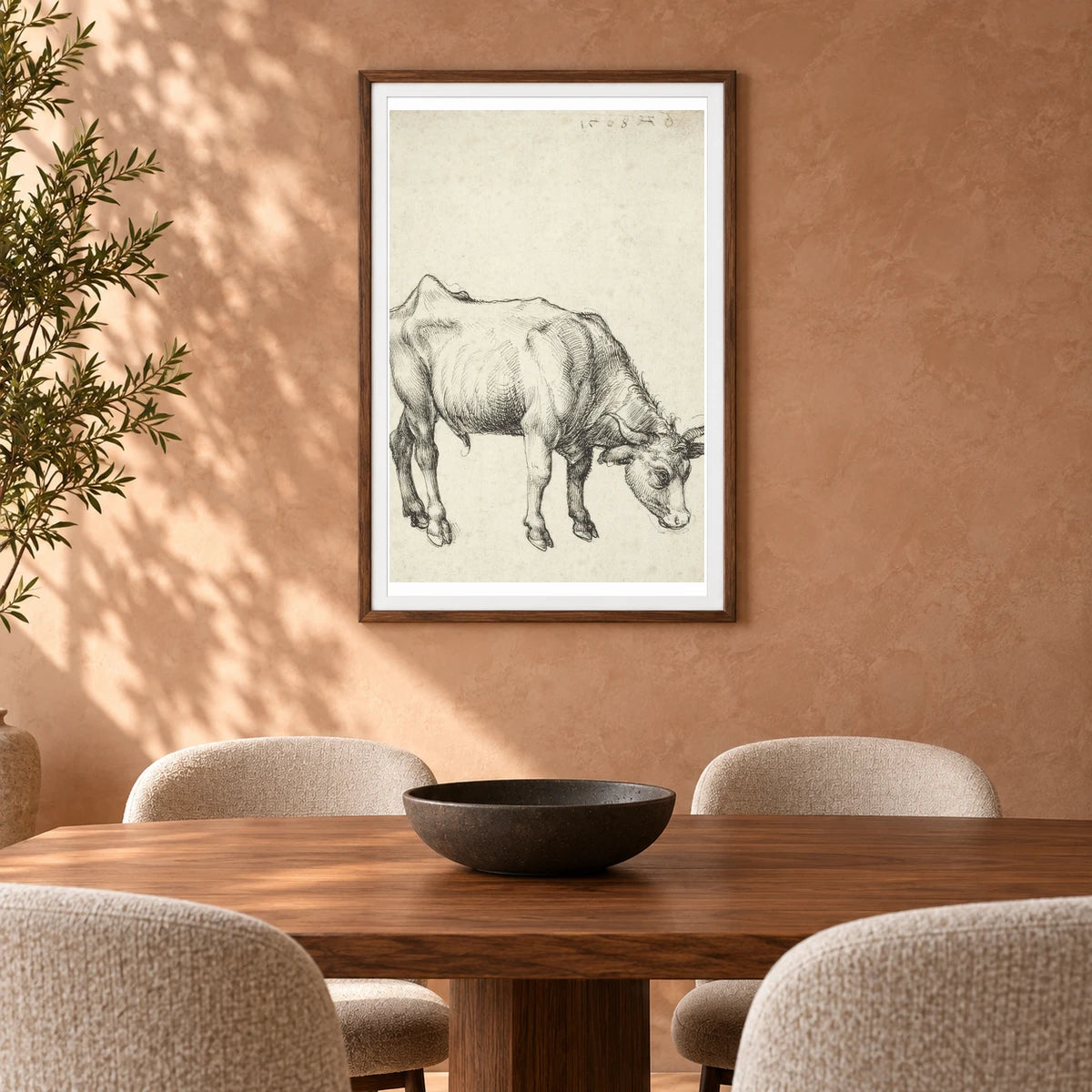Young Bull (c. 1496) — Modern & Contemporary shown in a styled interior
