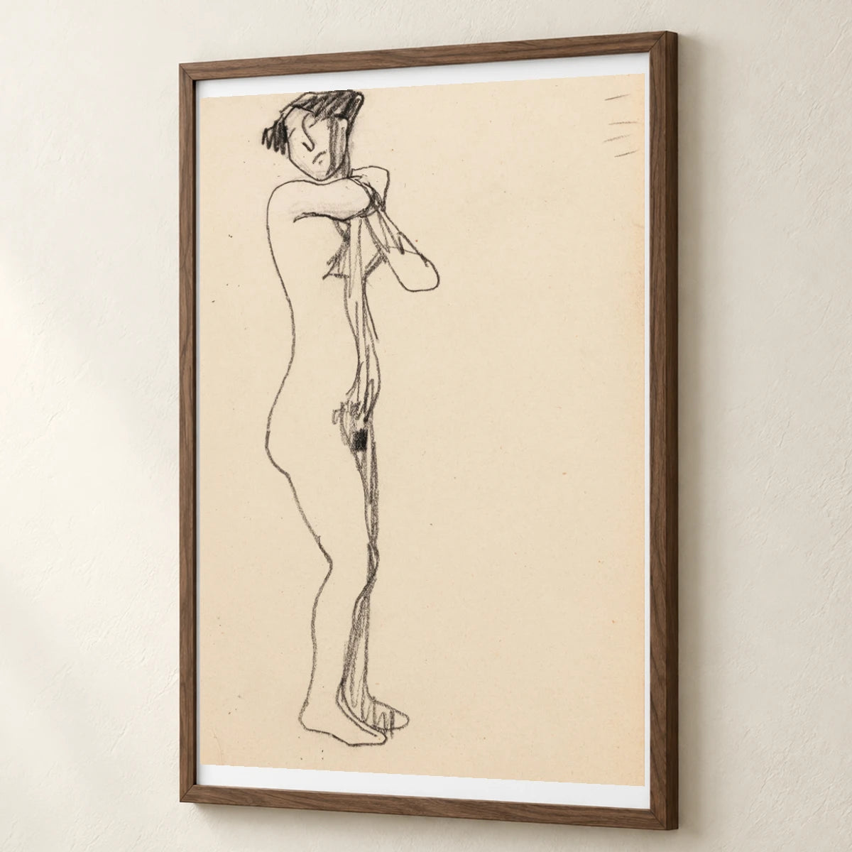 Femme Nue Debout De Trois Quarts Vers La Droite. (1905 1907) — Modern & Contemporary modern & contemporary art print by SaamCrafts