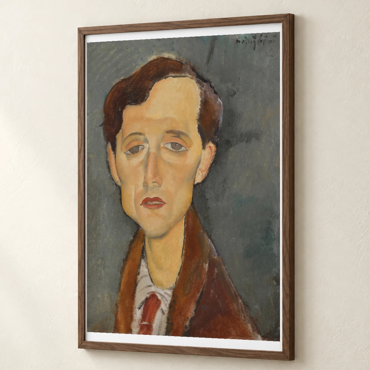 Portrait Of Frans Hellens — Modern & Contemporary modern & contemporary art print by SaamCrafts