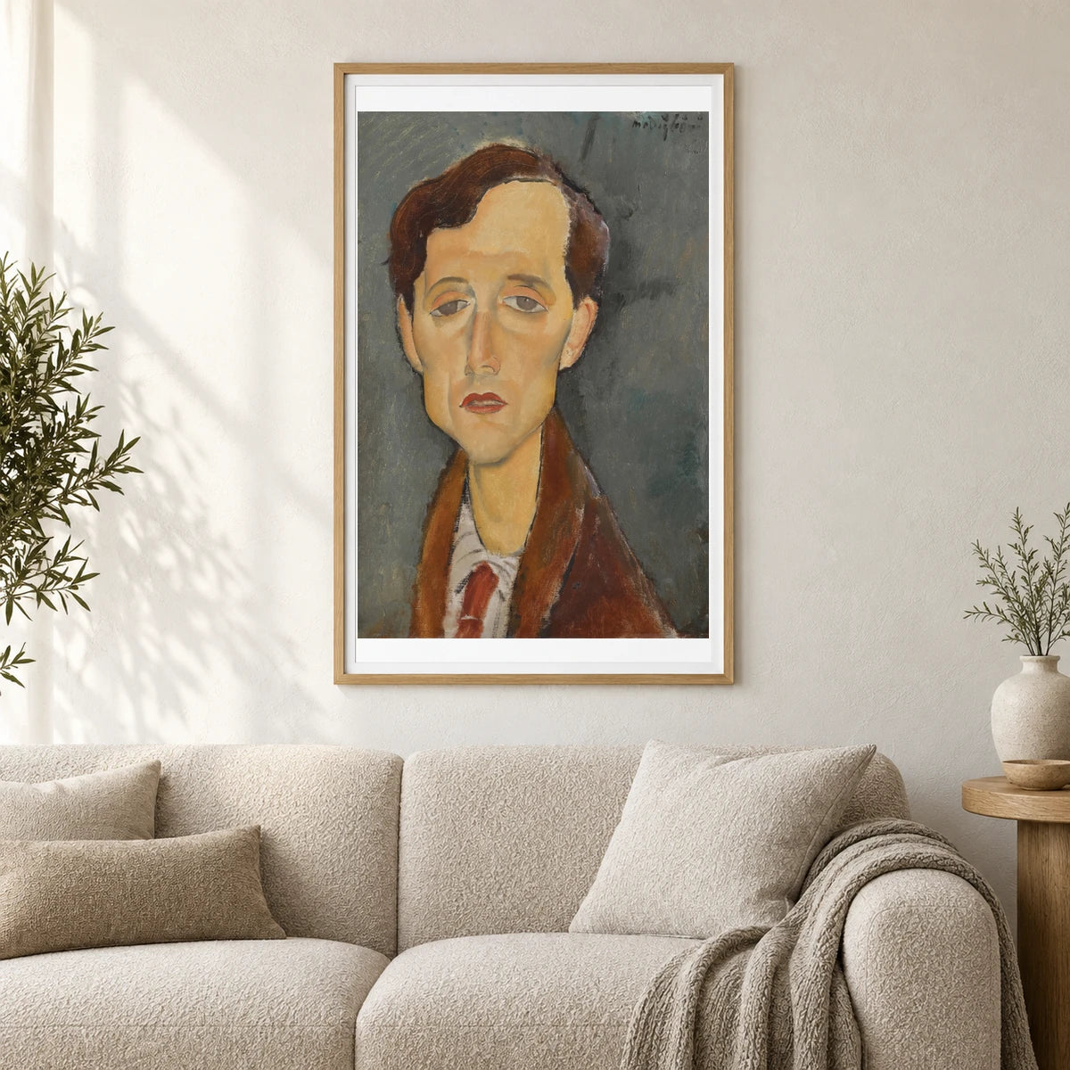 Portrait Of Frans Hellens — Modern & Contemporary shown in a styled interior