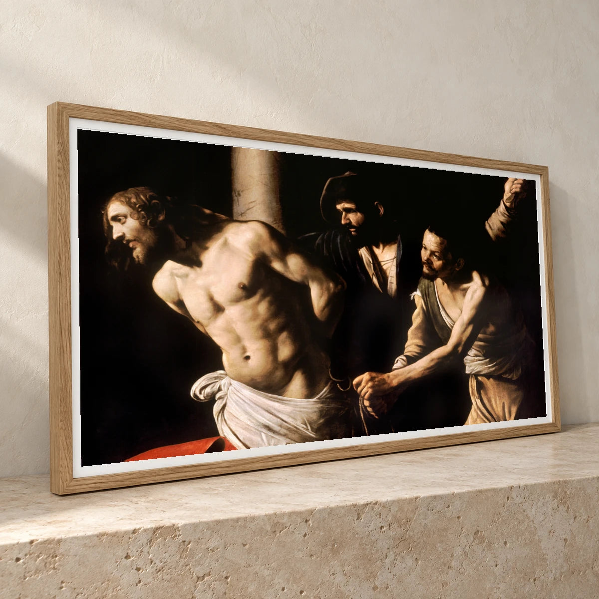 Christ At The Column (circa 1607) — Modern & Contemporary modern & contemporary art print by SaamCrafts