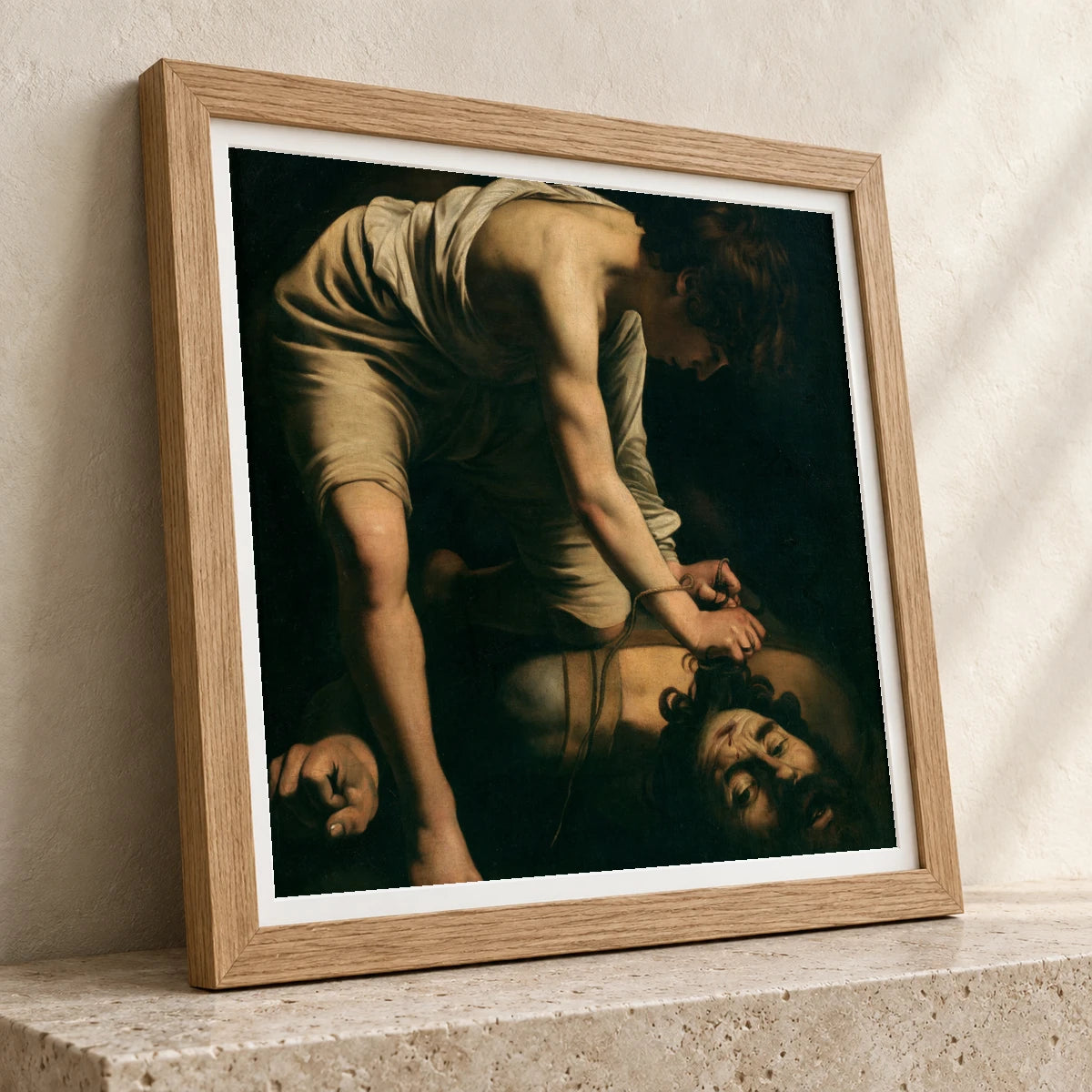David And Goliath — Modern & Contemporary modern & contemporary art print by SaamCrafts
