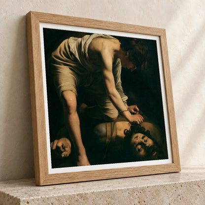 David And Goliath — Modern & Contemporary modern & contemporary art print by SaamCrafts