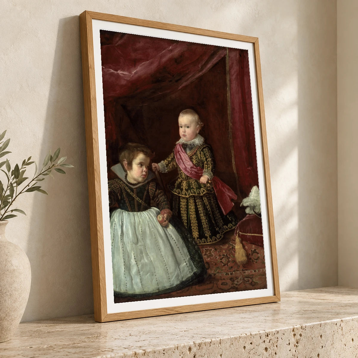Don Baltasar Carlos With A Dwarf — Modern & Contemporary modern & contemporary art print by SaamCrafts